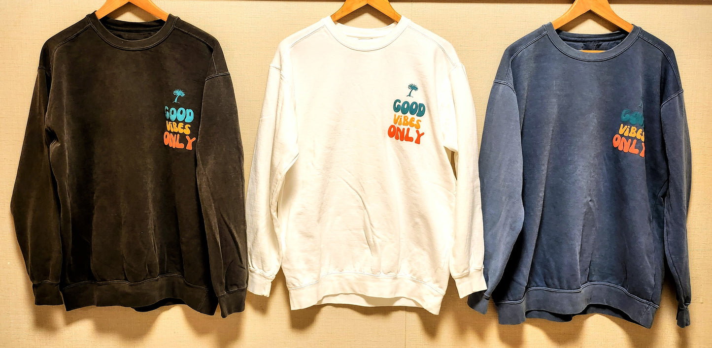 [Lilium]Good Vibes Only / Crewneck Sweat