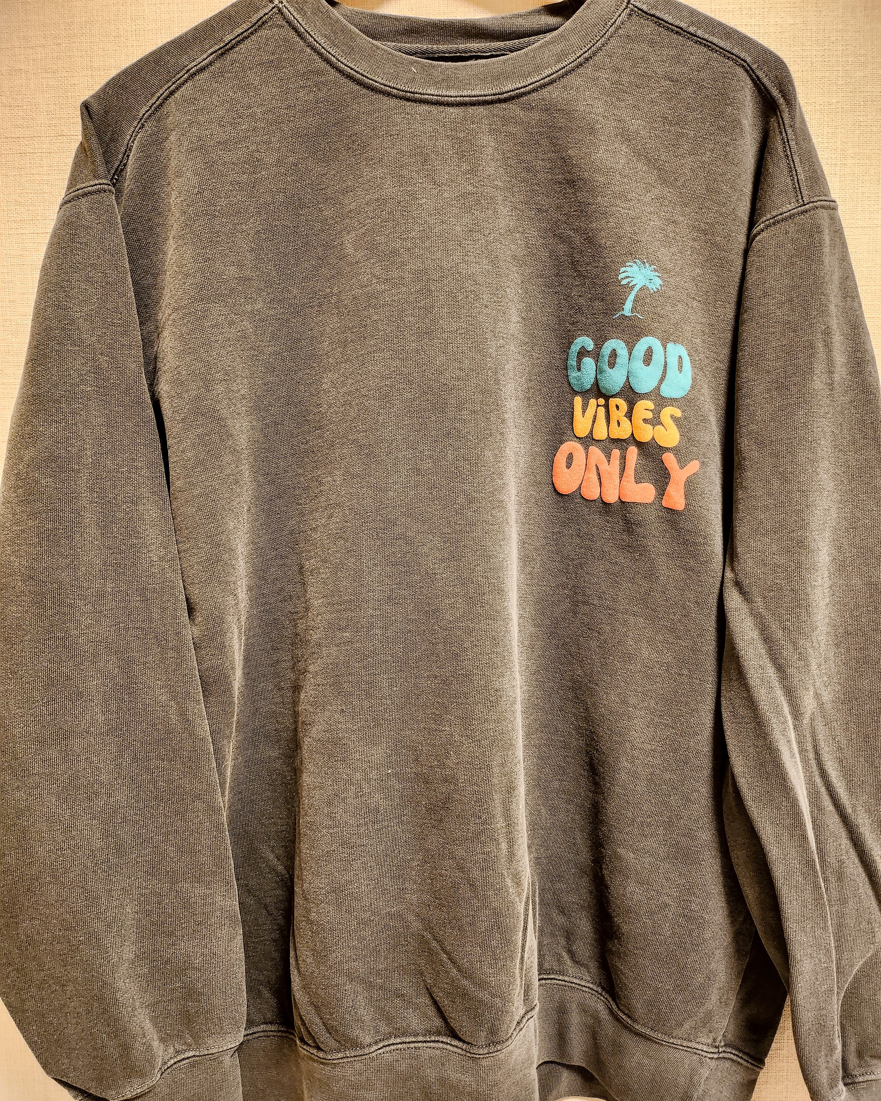 Lilium]Good Vibes Only / Crewneck Sweat – SK Global Market