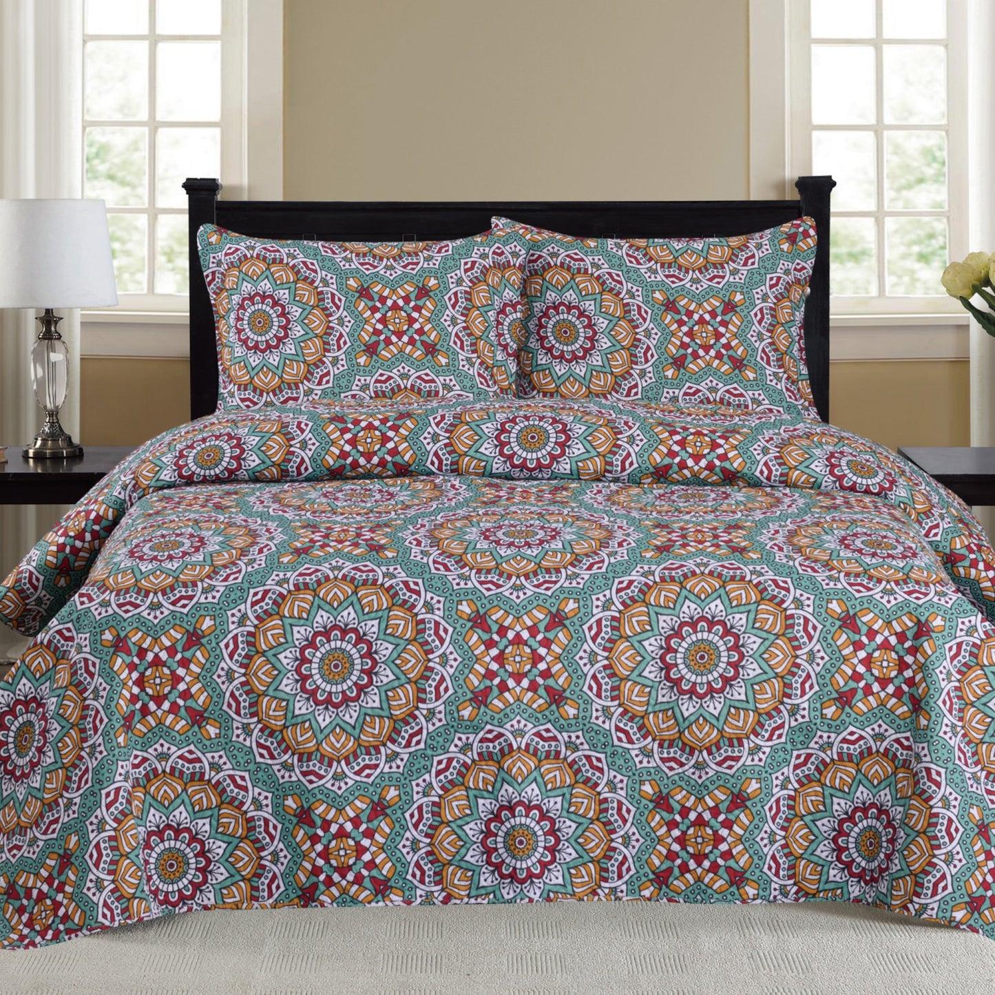 Cynthia - 3 Piece Quilt Set - Multi